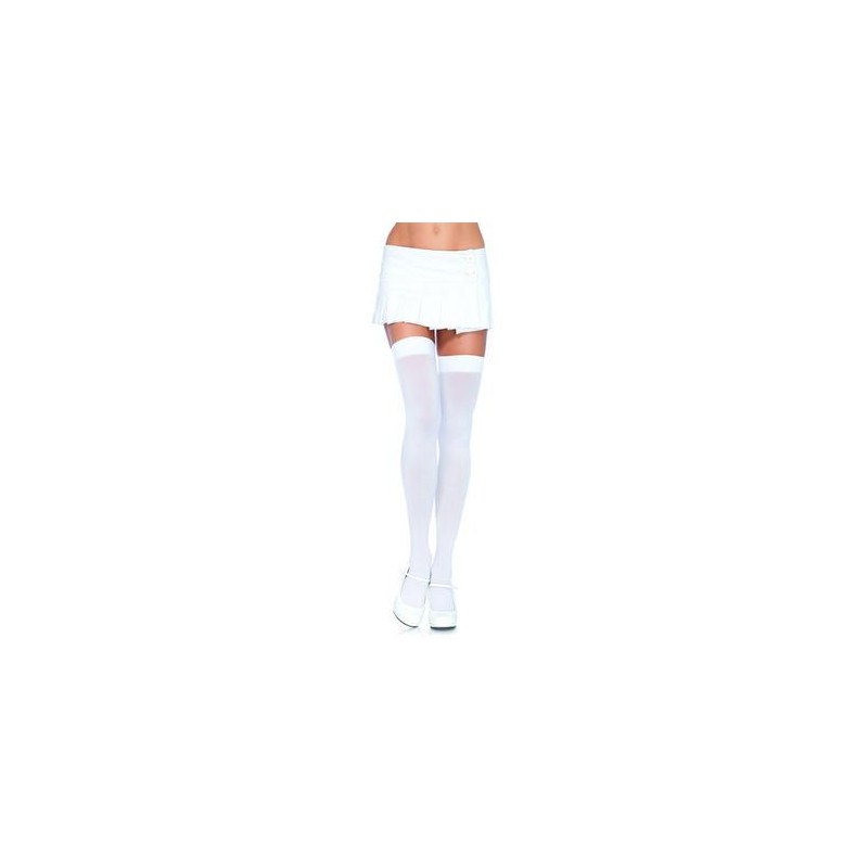 Чулки Passion Erotic Line S 021 White, Белый, One size Pas_S 021 White One size - Passion - Сексуальные чулки - Купить