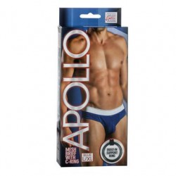 Apollo Mesh Brief with C-ring Blue - Large - X-large 