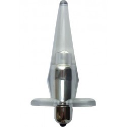 Hung Man Tools Anal Probe With Bullet - Clear