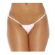 Micro Low Back Tee Thong - Baby Pink - One Size 