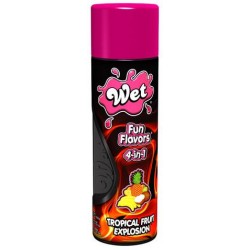 Wet Fun Flavors 4-In-1 Tropical Fruit Explosion Lubricant - 10.7 oz. 