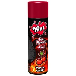 Wet Fun Flavors 4-In-1 Poppn Cherry Lubricant 