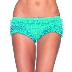 Lace Ruffle Shorts - Neon Blue - One Size 