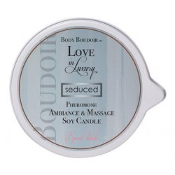 Body Boudoir Pheromone Ambiance and Soy Massage Candle - Sweet Blush