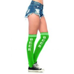 Beer Time Athletic Knee High Socks - One Size 