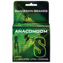 Snakeskin Anacondom - 3 Pack 