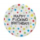 X-Rated Birthday 7-Inch Party Plates - 8 Count