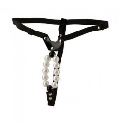 Lover's Thong With Pleasure Pearls