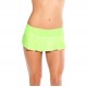 Micro Pleated Skirt - Neon Green - One Size 