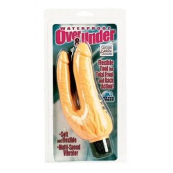 Waterproof Over And Under Vibrator - Ivory 