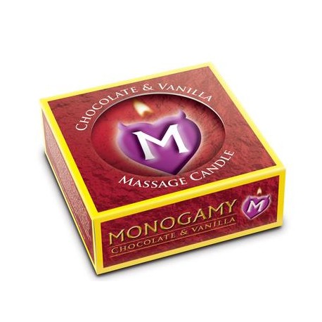 Monogamy Small Massage Candle - Passionate - Chocolate And Vanilla 
