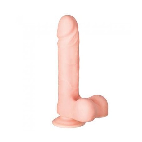 Pure Skin Player Dong With Suction Cup 6.25-inch - Ivory