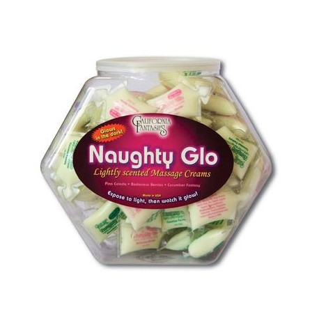 Naughty Glo Lightly Scented Massage Creams - 72 Piece