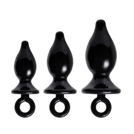 Adam and Eve Anal Trainer Kit - Black 