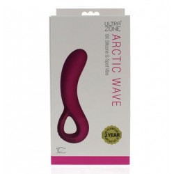 Ultrazone Arctic Wave 9x Silicone G-spot Rechargeable Vibe - Pink