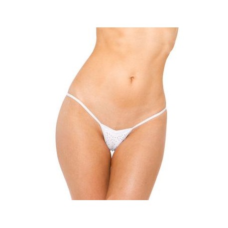 V-front Thong - White - One Size 