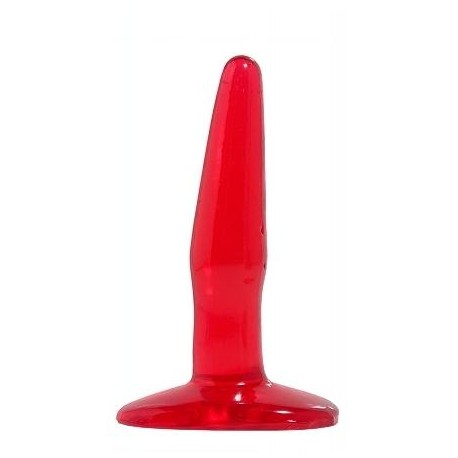 Basix Rubber Works 4.5-inch Mini Butt Plug - Red