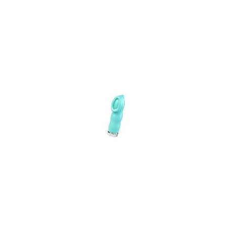 Luv Plus Rechargeable Mini Vibe - Tease Me Turquoise 