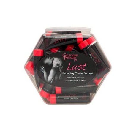 Lust - Arousing Cream for Her - 24 Piece Fishbowl - 0.5 Oz. Tubes 