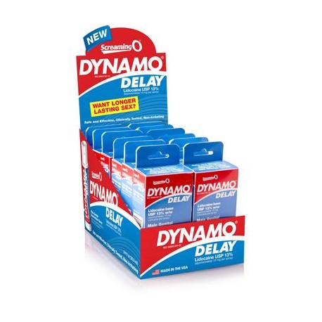 Dynamo Delay Spray - 12 Count Display 