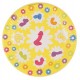 Super Fun Penis 7-inch Party Plates - 8 Count