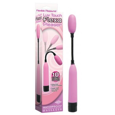 Luv Touch Flexa Pleaser Waterproof Massager - Pink