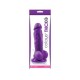 Colours Pleasures Thick 5 Inch Dildo - Purple 