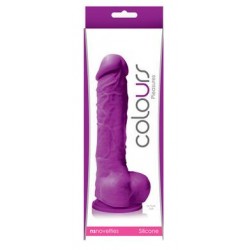 Colours Pleasures Dildo 5-inch - Purple 