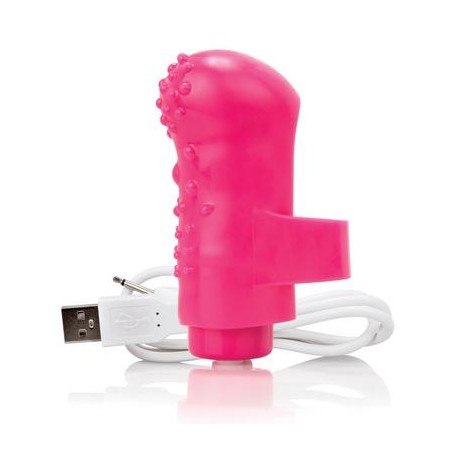 Charged Fingo Rechargeable Finger Vibe - Pink 