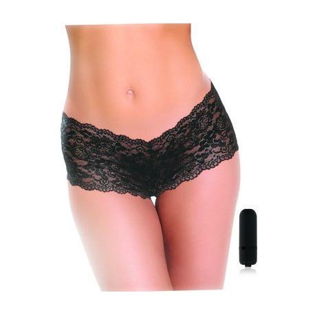Cheeky Vibrating Panty with Bullet - One Size 
