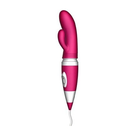 Bodywand Wand Plus Rabbit 8 Power Plug-in Silicone Vibe - Pink 