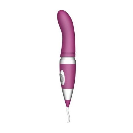 Bodywand Wand Plus Curve G8 Power Plug-in Silicone Vibe - Deep Rose 