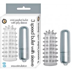 3 Speed Bullet with Sleeve - Clear 