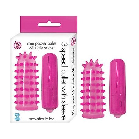 3 Speed Bullet with Sleeve - Pink 