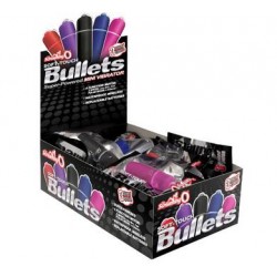 Soft Touch 3 + 1 Bullets - 20 Count Pop Box Display - Assorted Colors 