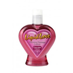 Liquid Love Warming Massage Lotion Chocolate Cherry - 4 oz.