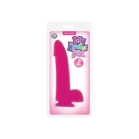 Jelly Rancher Smooth Rider Dong - 7 Inches - Pink 