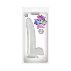 Jelly Rancher Smooth Rider Dong - 7 Inches - Clear 