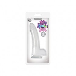 Jelly Rancher Smooth Rider Dong - 6 Inches - Clear 