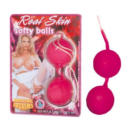 Real Skin Softy Balls - Pink