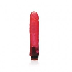 9" Vibrating Cock - Red 