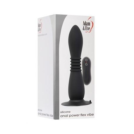Adam and Eve Silicone Anal Power Flex Vibe 
