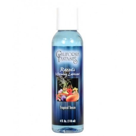 Razzels Flavored, Warming Lubricant Tropical Teeze - 4 oz.
