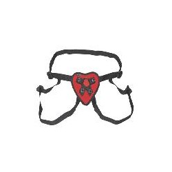 Red Heart Strap-On Harness