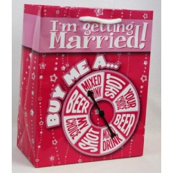 I'm Getting Married! Buy Me A... - Spinner Gift Bag 