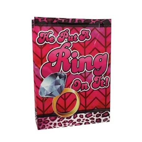 He Put a Ring on It - Large Gift Bag 