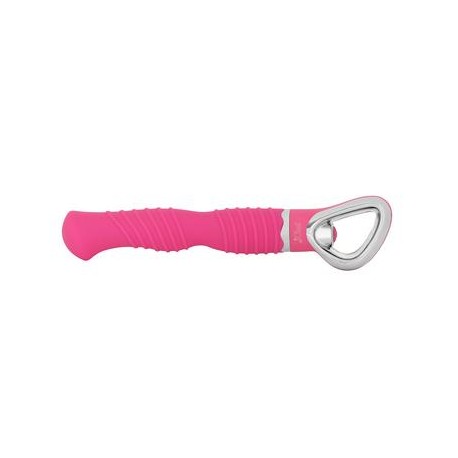 Ellie G Bendable Vibrator Ribbed - Pink 
