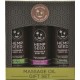 Massage Oil Gift Set - Skinny Dip, Naked in the Woods, and Guavalava 2 Oz. Each