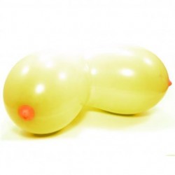 Naughty Boobie Party Balloons - Flesh