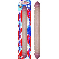 All American Whopper Double Dong 18 Inch Flesh